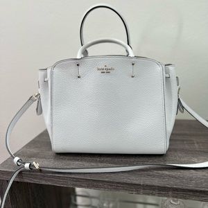 White Kate spade large satchel. Lightly used